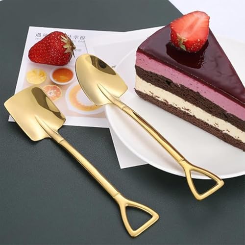 4 Pcs Spoons Demitasse Espresso Spoons Mini Coffee Spoon Stainless Steel Teaspoon for Ice Cream Dessert Tiny Spoon tainless Steel Teaspoon Set,Mirror Finish & Dishwasher Safe