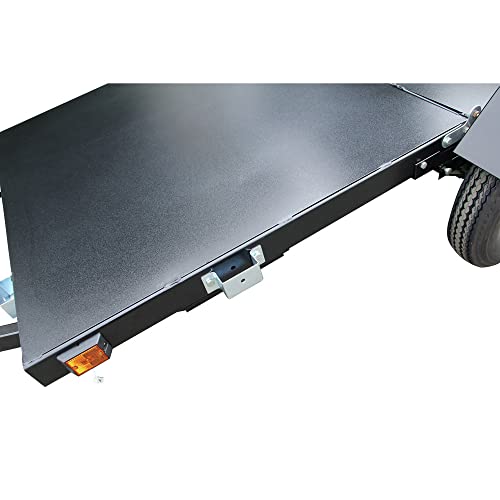 Image of DK2 4 x 8 Single Axle Folding Utility Trailer, Load Capacity 1450 lb, Deck Length 8 ft, Deck Width 4 ft, Model# MFT4X8
