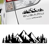 SINGARO Vinyl Snow Mountain Tree Decal Sticker, Trunk Logo Decal Sticker, Car...