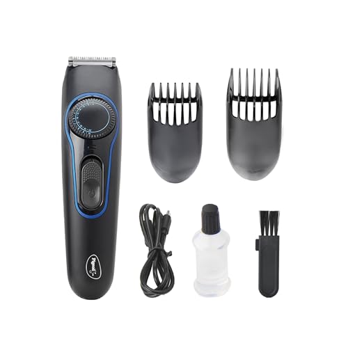 Strike Battery Powered Beard Trimmer for Men| 40 Length settings| Stainless Steel Blade| USB C type Charging| 2 HR runtime| 2 HR charge time | 2 Years