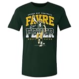 500 LEVEL Brett Favre Green Bay Favre Fever Shirt (Forest Green, X-Large)