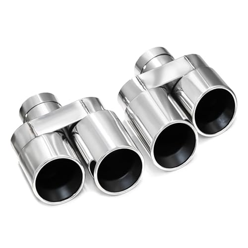 Embout d'échappement en carbone pour BMW G22 G23 G26, finition élégante Silver B