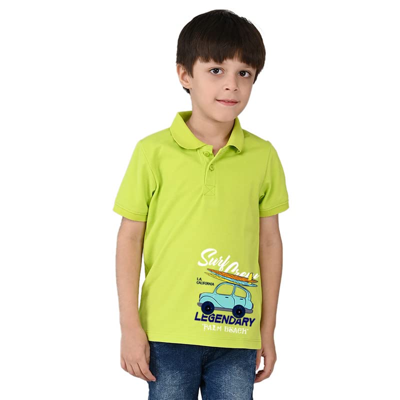 Image of Nusyl Legendary Printed Boys Polo T-shirts-NUBCPTH0176