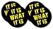 It is What It is Hard Hat Sticker/Helmet Decal/Label Lunch Tool Box Motorcycle Construction Welder