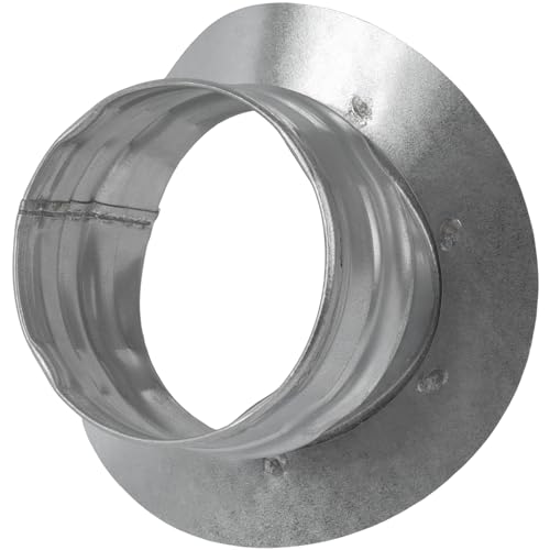 Repa Market Round Saddle Take Off For 6'' Inch Duct - 3'' Outlet Branch Extension - 90 Degree Splitter - Vent Duct Transition - Round Easy-Fit Galvanized Steel Hvac Takeoff Ducting thumb #3