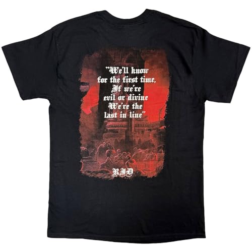 Image of Rock Off officially licensed products Dio Last in Line Band Logo T Shirt M Black