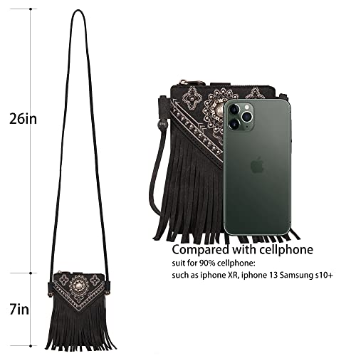 Image of Montana West Small Crossbody Bags for Women Western Cell Phone Purse