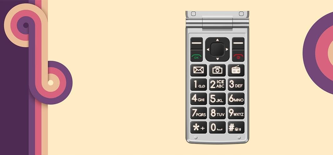 myPhone Tango LTE Telefon Z Klapką, Duża Bateria 1400 Mah, Sieć 4G, dwa duże wyświetlacze, ekran 2.4" oraz 1,77”, Aparat, Dual Sim, Slot Na Karte Microsd, Duże Klawisze