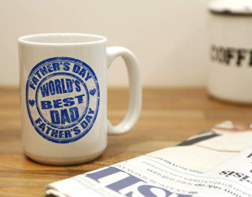 Image of 60 Second Makeover Limited Man Mug Worlds Best Dad Fathers Day 15oz Big Mug