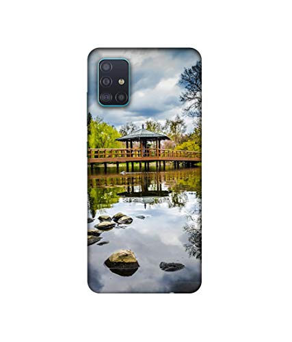 Image of Amazon Brand - Solimo Designer Pebbles 3D Printed Hard Back Case Mobile Cover for Samsung Galaxy A51