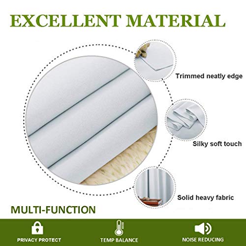 Mamu Thread Collection Tab Top Solid Curtain, Living Room, Window Treatments Draperies For Bedroom Polyester Blend (Black, 84 Inch Wide By 45 Inch Long- 1 Panel) #TOP2