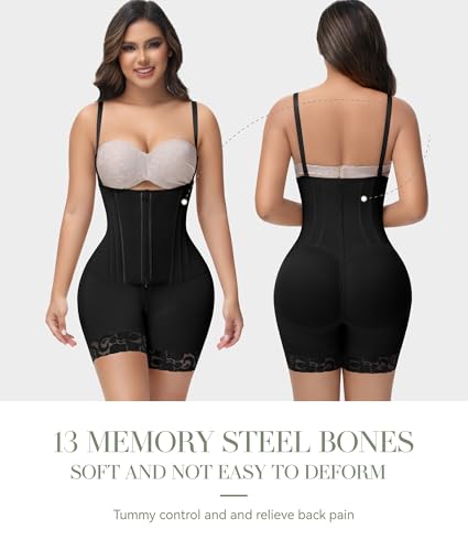 Image of M MYODRESS Fajas Colombianas Moldeadoras Shapewear for Women Tummy Control Body Shaper Post Surgery Compression Garment