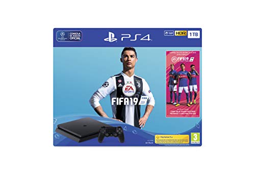 PlayStation 4 (PS4) - Consola 1 TB + FIFA 19 - Edición...
