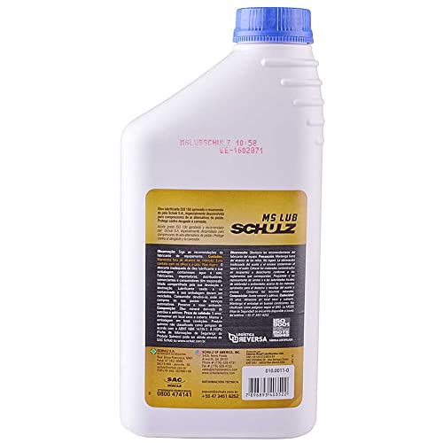 Óleo lubrificante mineral para compressores - MS LUB - Schulz