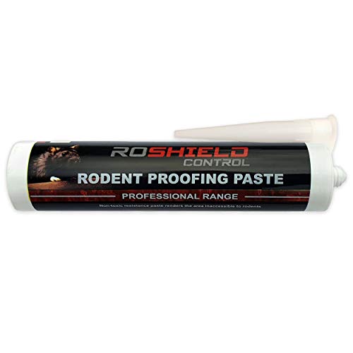 Roshield Rodent Proofing Control Paste | Stop Rat & Mouse Access through Holes & Gaps in Walls | Used by Professionals (Pack of 1)