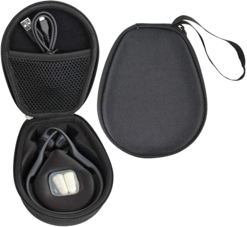 Image of VERTUS Headphone Storage Case Cover for AfterShokz Trekz Air /Shokz Aeropex /Titanium Mini /Shokz Openmove /Shokz OpenRun Pro Open Ear Wireless Bone Conduction Headphones AS650 / AS800 (Black)
