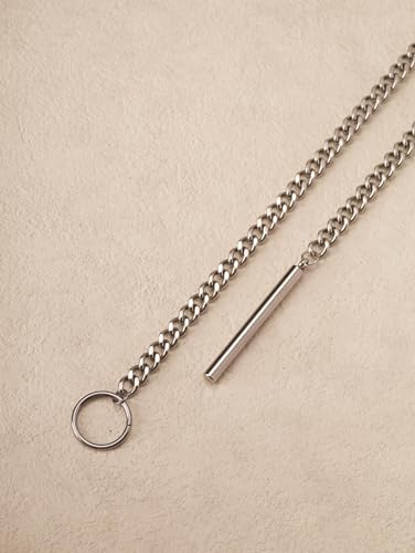 Image of Sacina Silver Tone Y Necklace