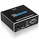 8K@60Hz 4K@120Hz HDMI2.1 Audio Extractor 2 in 1 Out,48 Gbps,HDCP 2.3, SPDIF 5.1Ch,L/R 2.1Ch,Supports,ARC TV Apps,VRR,ALLM,HDCP Bypass,HDR,Vision Atmos,Soundbar,Graphics Card