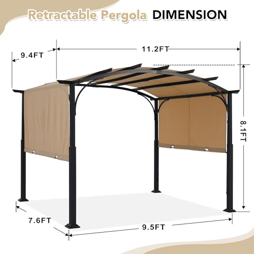 Image of MASTERCANOPY 10x12ft Outdoor Retractable