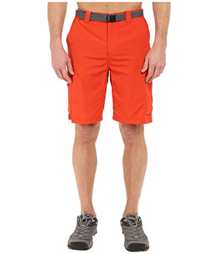 Image of Columbia Men's Regular Fit Shorts (AM4723 Cypress Heather Camo Print 40)