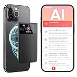 Tupuniu AI Voice Recorder with Real-Time Translation 255 Languages, Photo Translator Simultaneous Interpreter, Transcription AI Summary Mind Map, GPT-4o Note Taker for Meetings Lectures Travel, 64GB