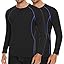 2 Pack Black With Blue