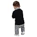 Toddler Baby Boys Clothes 2PCS Letters Printed Long Sleeve Tops Sweatsuit Pants Outfit Set (Red, 6-12 Months)