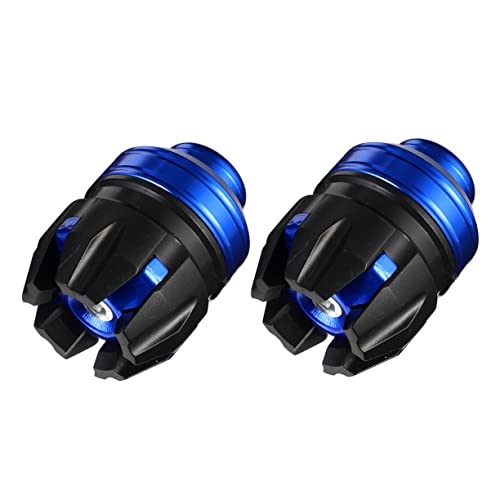 Ciyodo 2Pcs Aluminum Fork Cup For Anti-Collision Crash Frame Collision Motorcycle Scooters Falling Moped Sliders Protector Motorbikes Protection Motorbike Anti Accessory Blue Slider #TOP24