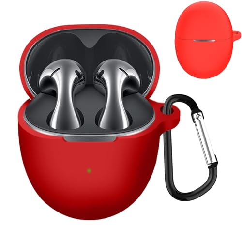 YAODLE HUAWEI FreeBuds 5 �p �P�[�X �J�o�[ HUAWEI FreeBuds 5�p�ی�J�o�[ �ی�P�[�X �V���R���P�[�X �����[�d�\ �S�ʕی� �����h�~ �L�Y�h�~ �ϏՌ� �h�o �y�� ���[ �J���r�i�t��(HUAWEI FreeBu