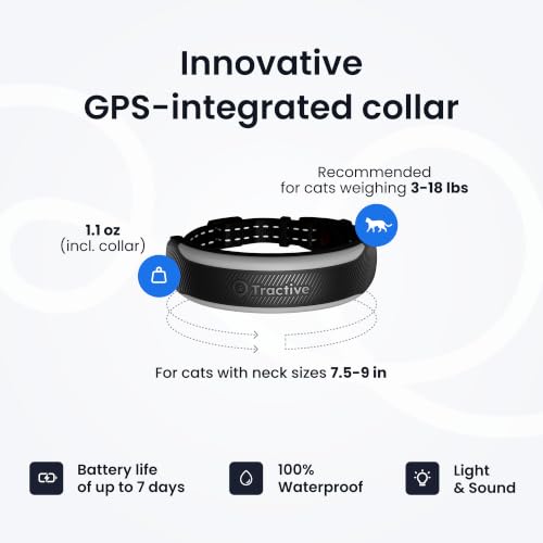 GPS para gatos Tractive inteligente: cuida de su salud con el collar Mini 4