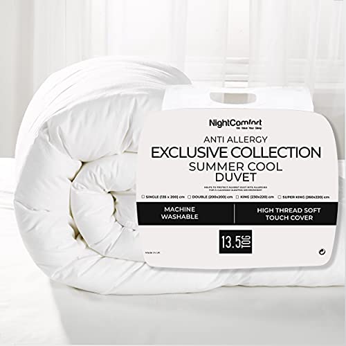 Night Comfort Exclusive Collection King 13.5 TOG Winter Warm Duvet Super Soft Touch Cover