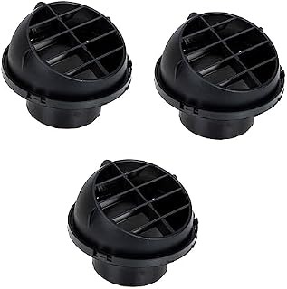 Milisten 3pcs Dryer Vents Car Heater Rv Vent Rv Ac Vent Cover Replacement Air Vent Covers Rv Air Conditioner Cover Rv Heater Vent Cover Air Vents Duct Pipe Air Vent Round Abs Hose