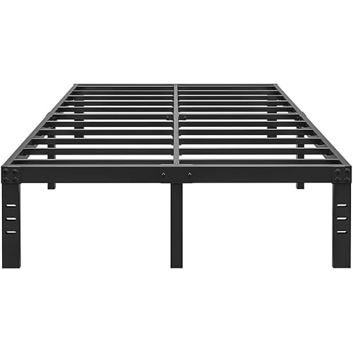 FSCHOS BedFrameQueen, 12 Inch Metal Platform QueenSize