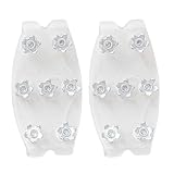 Púas de Hielo para Zapatos | Grampones Antideslizantes Universales de 7 Dientes - Púas De Nieve para Zapatos,para Hombre y Mujer Senderismo Invierno Exterior Deportes Jardín Running Montañismo