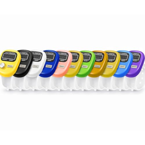 Image of EDNITA Tally Counter for Chanting Mantra | Counter mala jaap | naam jap Counter | jaap Counter | Random Color | japa Counter (Pack of-10)