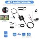 HDMI ARC Audio Extraktor 192 KHz Audio splitter Konverter mit SPDIF + 3,5mm AUX RCA Audio Ausgang Optical Audio Adapter mit HDMI Audio Kabel,unterstützt Blu ray Wiedergabe und Soundbar