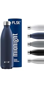 FLSK De originele New Edition drinkfles van roestvrij staal • 750 ml • Geschikt voor koolzuur