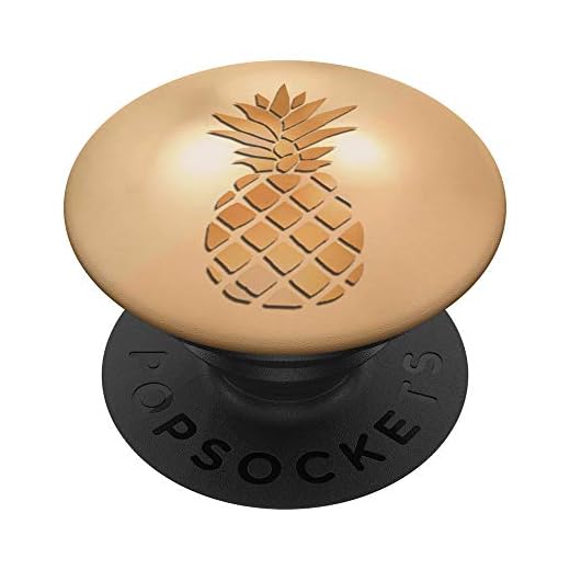 Popsockets- Piña Amarilla Dorada - Pineapple Agarre y Soporte para Teléfonos y Tabletas