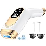 IPL Geräte Haarentfernung Laser mit Kühlfunktion, Schmerzfreie haarentfernungsgerät für Damen, Herren, Achseln, Beine, Bikini, Körper