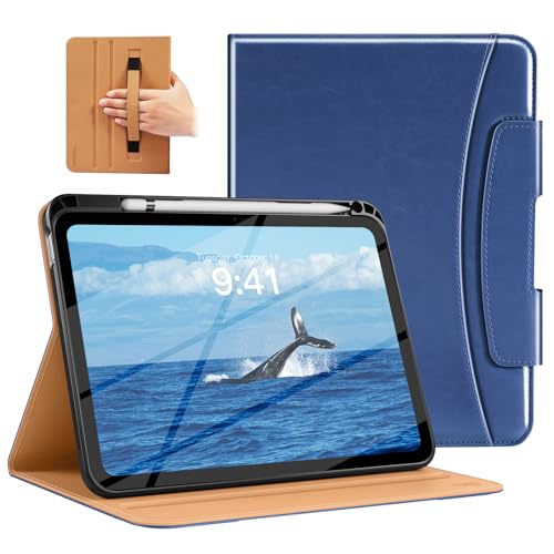 Coque iPad 11e Gén 2025 multi-angles en cuir, l'alliée de vos déplacements