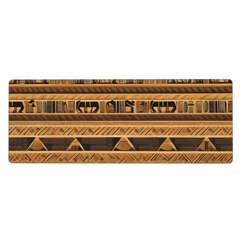 Tapis de clavier Fresques Égyptiennes grand confort aux bords cousus