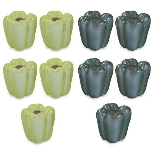 Blümelhuber Lot de 10 petits vases en verre - Décoration de mariage - Petits vases modernes - Style bohème - Décoration de printemps - Plantes séchées - Décoration bohème