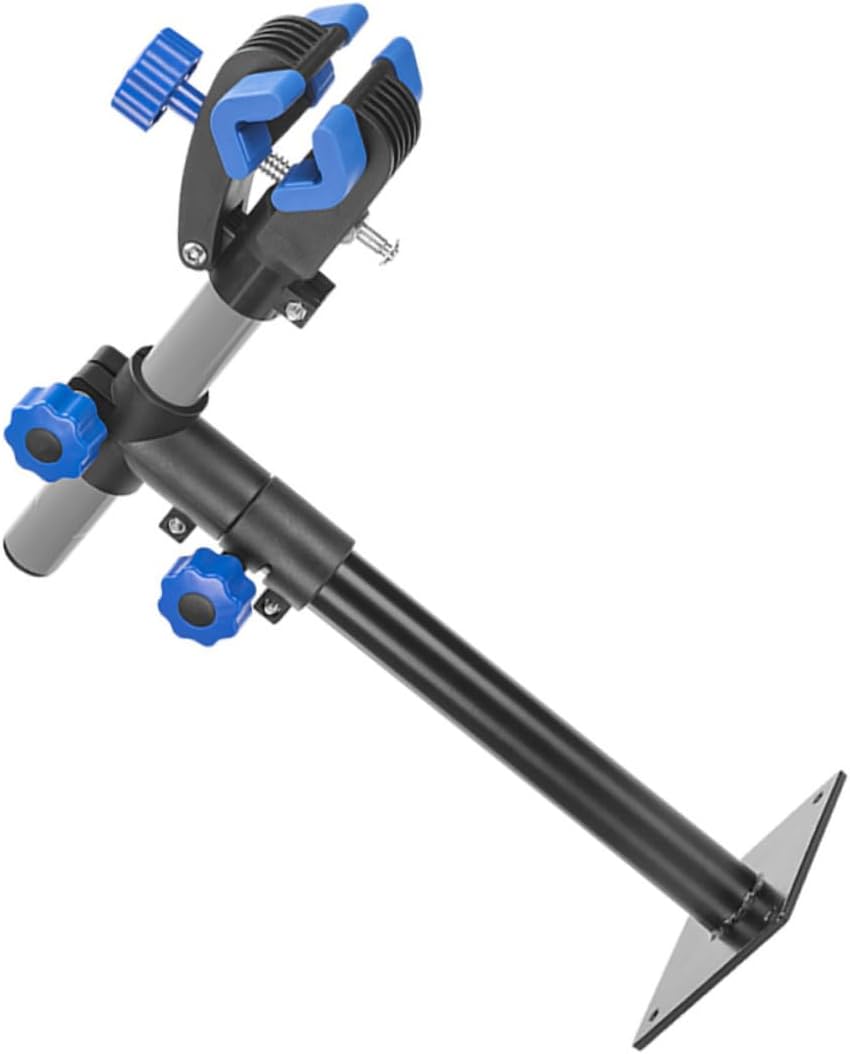 Bike Mount Rack Adjustable Wall-Mounted Bicycle Display Stand for Home Mechanics Space-Saving Design Sturdy Steel Construction for Indoor Storage