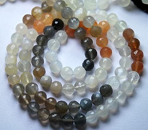 Perles pierres de lune facettées de qualité supérieure pour bijoux artisanaux de luxe LKBEADS