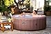 Bestway® Lay-Z-SPA® Energiespar-Whirlpool Hawaii AirJet™ mit App-Steuerung + integrierter UltraFit™ -Pumpeneinheit, für 6 Personen Ø 196 x 71 cm, Terrakotta