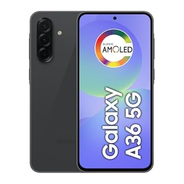 Celular Samsung Galaxy A36 5G 128GB, 6GB RAM, Câmera 50MP, IP67, Super AMOLED 6.7", Recursos AI, Preto