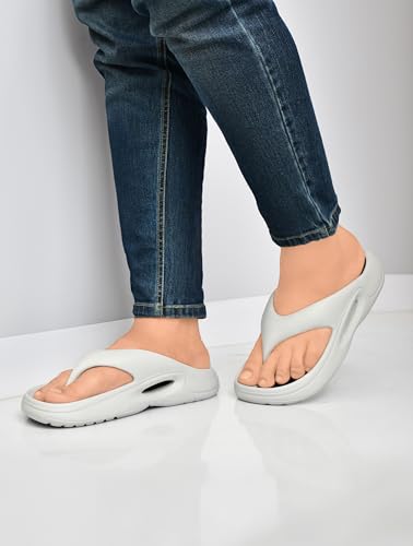 Image of HEALTH FIT Extra Soft Premium Slippers with Soft Acupressure Comfortable & Light Weight Stylish & Anti-Skid Classic Ultra Soft Casual Waterproof & Everyday Flip Flops HF147