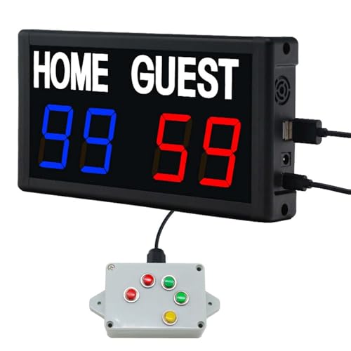 Marcador portátil mini con control remoto y pantalla LED duradera 7