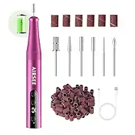 AIRSEE Pro 25000RPM Nail Drill - Cordless Rechargeable Efile for Acrylic, Dip Powder & Gel Nails, Salon & Home Use with Bits & Sanding Bands​