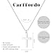 Carffordo 925 Sterling Silver Cross Necklace for Women, Silver Cross Pendant Necklace Dainty Non-Tarnish Faith Jewelry Christmas Gifts